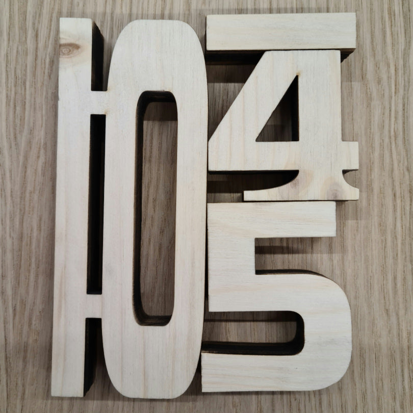 Blocs numèrics de fusta